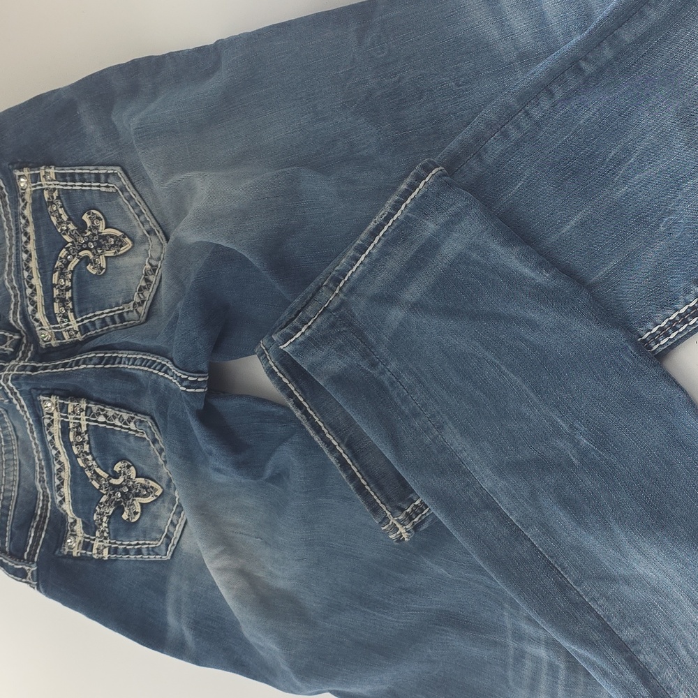 Rock Revival Sherry Easy Straight Jeans Sz 27